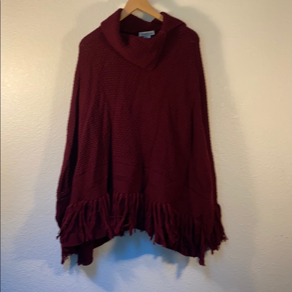 Cold water Creek Poncho Sweater